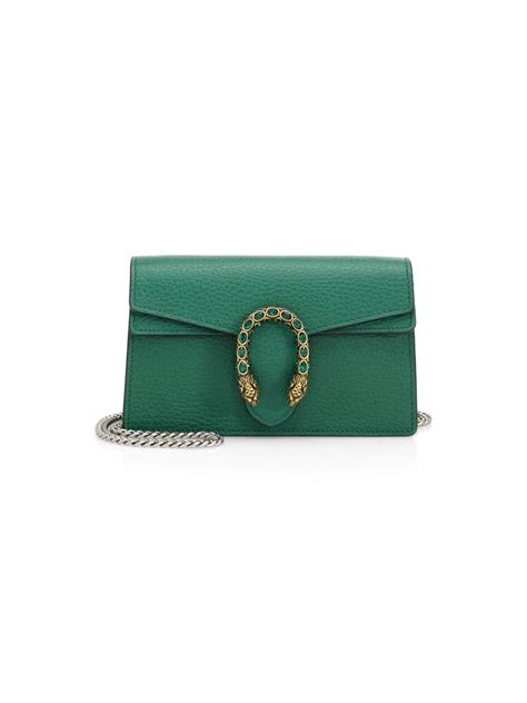 gucci dionysus super mini emerald green|Saks Fifth Avenue.